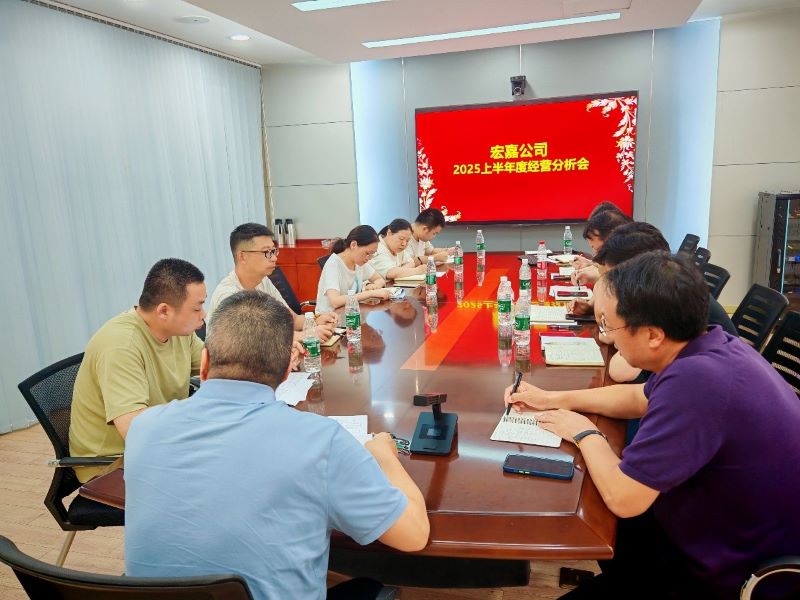 宏嘉公司召開(kāi) 2025 上半年經(jīng)營(yíng)分析會(huì) 聚力攻堅(jiān)啟新程